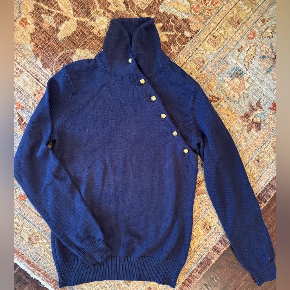 Lilly Pulitzer Navy Blue cotton Women's Sweater